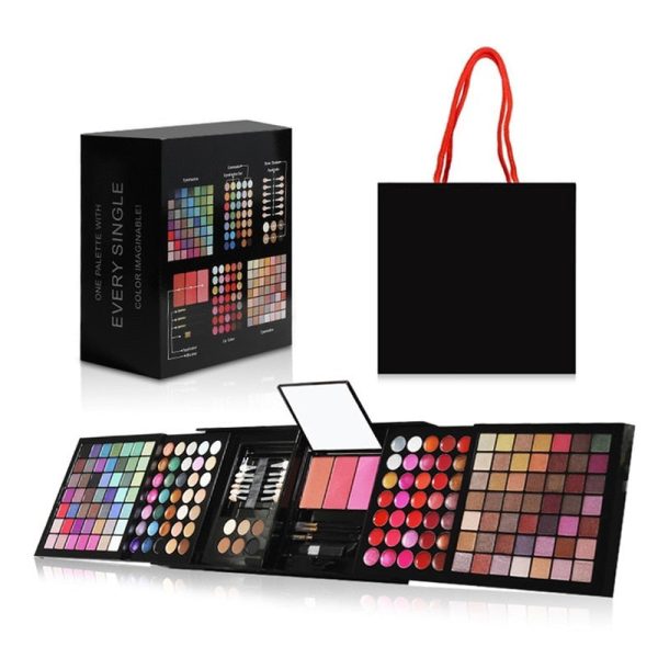 Oklulu Makeup 177 Color Eye Shadow Palette Layers Concealer Lipstick Powder Blush Cosmetics Set Matte Eyeshadow Palette With Brush Online now