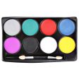 8 Colors Face Painting Oil Makeup Palette Halloween Party Waterproof Body Art Paint Oil Cosmetics Pigment Beauty Palette Fashion