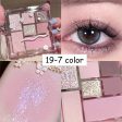 Nine-color Eye Shadow Palette Iris Purple Glitter Pearly Eyeshadow Palette Fashion Korean Shiny Eye Shadow Charming Eye Makeup Online