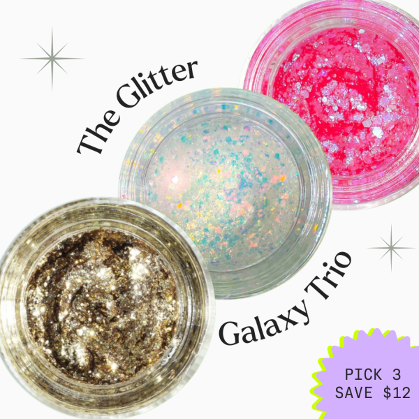 Glitter Galaxy Trio Hot on Sale