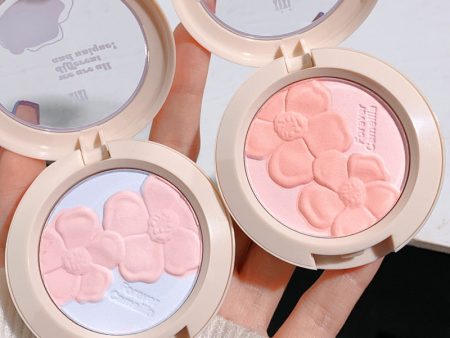 Flowers Language Blush Powder Palette Matte Peach Blusher Silky Touch Long-Lasting Natural Contouring Hot Hangover Beauty Makeup on Sale