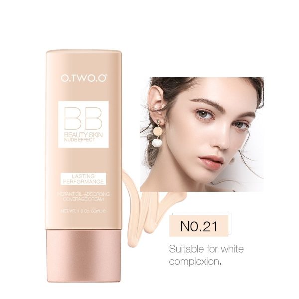 Makeup BB Cream White  Cosmetics Natural Whitening Cream Waterproof Makeup Base Liquid Foundation Professional Cosmetics For Discount