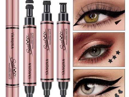 Eyeliner Stamp Seal Pen Long Lasting Waterproof Eye Liner Liquid Black   Pencil Make-up for Women Cosmetics Tool Hot on Sale