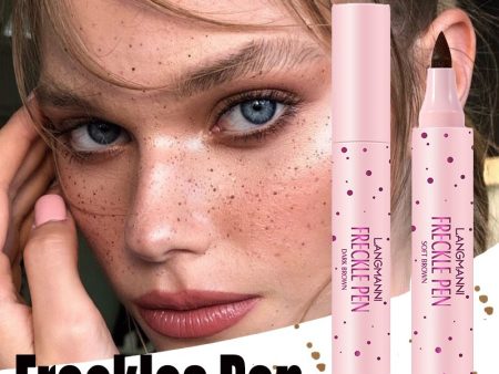 Lifelike Freckle Pen Natural Brown Waterproof Long Lasting Soft Dot Spot Freckles Pencil Party Women Face Makeup Cosmetic 1PCS Online now