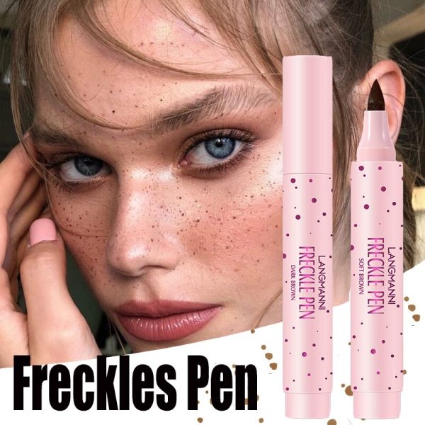 Lifelike Freckle Pen Natural Brown Waterproof Long Lasting Soft Dot Spot Freckles Pencil Party Women Face Makeup Cosmetic 1PCS Online now