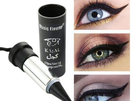 High Level Black Tube Lipstick-style Ribbon Eyeliner Eye Cream Waterproof Pen Natural Lasting Black Long Liner Portable For Sale