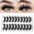 Yeknu 3 5 10pairs Faux Mink Eyelashes Thick Long False Eyelash Dramatic 3D Fake Eyelashes Makeup Lashes Wholesale Fluffy Lash Online Hot Sale