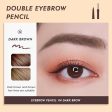 Quick Dry Waterproof Eye Liner Pencil  Dual Head Black Eyeliner Pen Liquid Girl Face Eye Make Up Comestics Accessories Online Sale