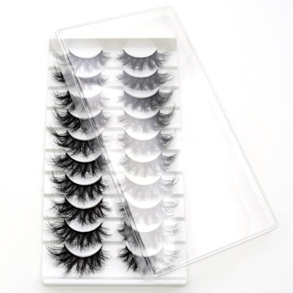 Yeknu 3 5 10pairs Faux Mink Eyelashes Thick Long False Eyelash Dramatic 3D Fake Eyelashes Makeup Lashes Wholesale Fluffy Lash Online Hot Sale