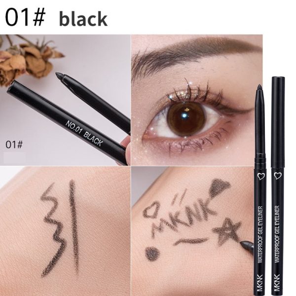 Waterproof Eyeliner Gel Pencil Red Brown Lying Silkworm Pen Soft Easy Wear High Pigment Matte Eyeliner Lasting Shiny Eyes Makeup Online Sale