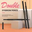 Quick Dry Waterproof Eye Liner Pencil  Dual Head Black Eyeliner Pen Liquid Girl Face Eye Make Up Comestics Accessories Online Sale