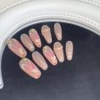 MERMAID-TEN PIECES OF HANDCRAFTED PRESS ON NAIL Supply