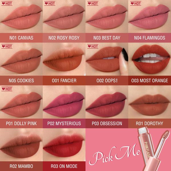 Waterproof Matte Liquid Lipstick Professional High Quality Long-lasting Lipgloss Women Lips Makeup Cosmetics Cheap