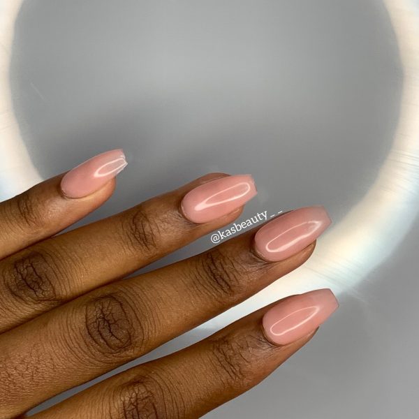 Natural Pink Press On Nail Set Hot on Sale