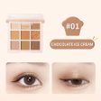 POPJUICE 9 Color Giltter Eyeshadow Palette Matte Shimmer High Pigment Waterproof Easy To Blend Eyeshadow Powder Makeup For Discount