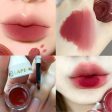 Mousse Canned Lip Mud 3 Colors Waterproof Non-stick Cup Velvet Matte Solid Lipstick with Brush Long Lasting Lips Makeup Cosmetic Online Sale