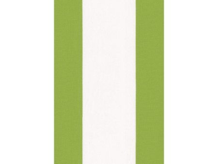 Bandol Stripe Moss Green Guest Towels For Sale