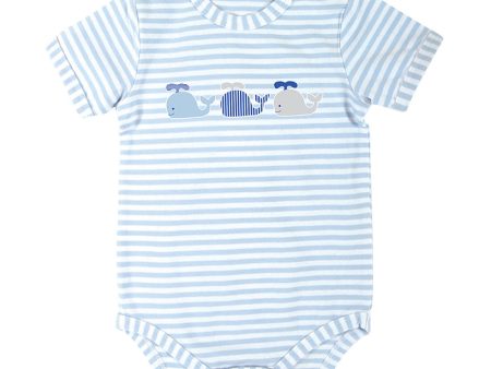 3-6 Mo Whales Snapshirt Cheap