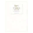 Paper Linen White Table Cover Fashion