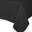 Paper Linen Black Tablecover Cheap