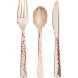 Rose Gold Plastic Utensils Online