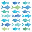 Aqua Reef Fish Beverage Napkin For Sale