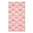 Multi Pineapple Gold Foil On Pink Guest Towels Fashion