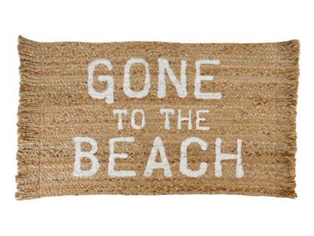 Gone To The Beach Jute Rug For Discount