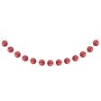 Mini Honeycomb Red Garland Sale