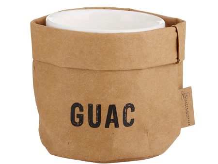 Guac Paper Holder and Ceramic Bowl Supply