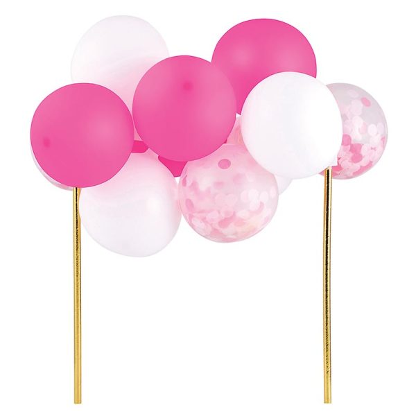 Pink White Balloon Topper For Sale