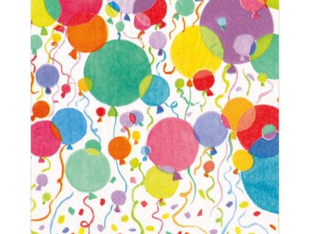 Balloons & Confetti Luncheon Napkins Discount