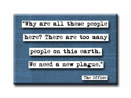 The Office Need a New Plague Refrigerator Magnet (no.841) Online Hot Sale