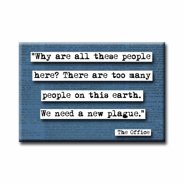 The Office Need a New Plague Refrigerator Magnet (no.841) Online Hot Sale