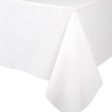 Paper Linen White Table Cover Fashion