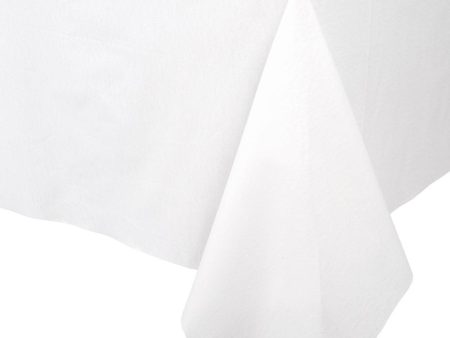 Paper Linen White Table Cover Fashion