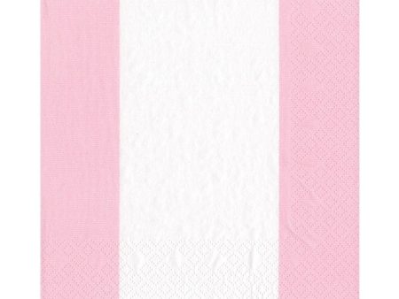 Bandol Stripe Petal Pink Luncheon Napkin Online