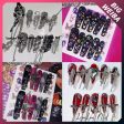 Fashion Cool Personality Cosplay Party Nails Long Coffin 3D High-End Chain Nail Tips Girls Gift Accessories Hot on Sale