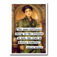 Amelia Earhart Tenacity Quote Blank Greeting Card Hot on Sale