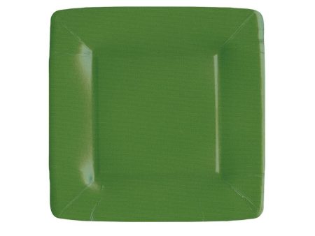 Grosgrain Hunter Green Small Plates For Discount