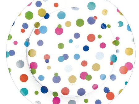 Confetti-Brights Large Plates Fashion