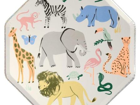 Safari Animals Large Plates For Discount