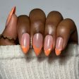 Papaya Press On Nail Set For Sale