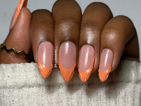 Papaya Press On Nail Set For Sale