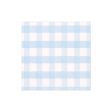 Gingham Light Blue Beverage Napkins For Discount