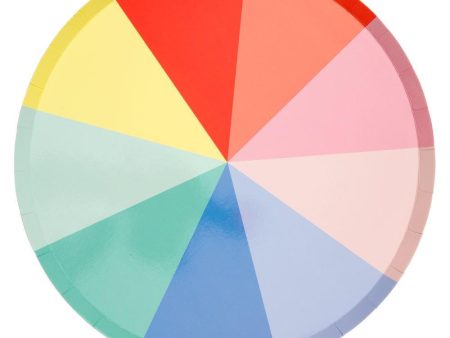 Color Wheel Large Plates on Sale