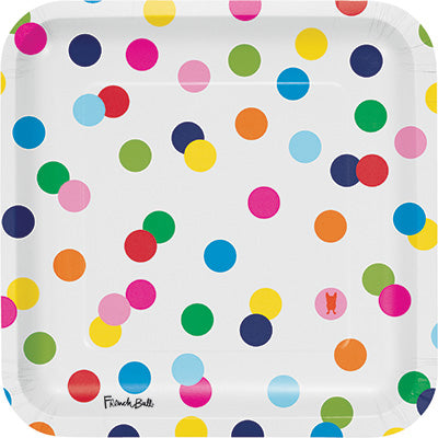 Birthday Dots Large Plates Hot on Sale