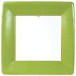 Grograin Border Moss Green Large Plates Hot on Sale