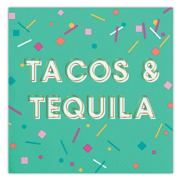 Tacos Tequila Beverage Napkins For Cheap