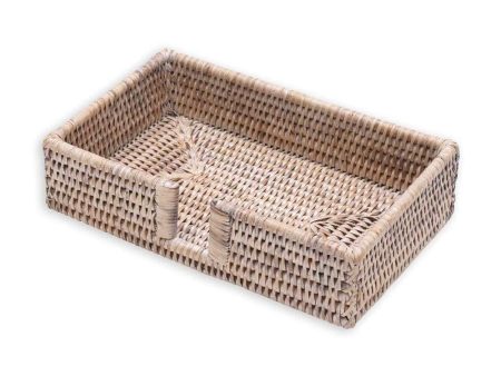 Guest Towel White Rattan Holder For Cheap